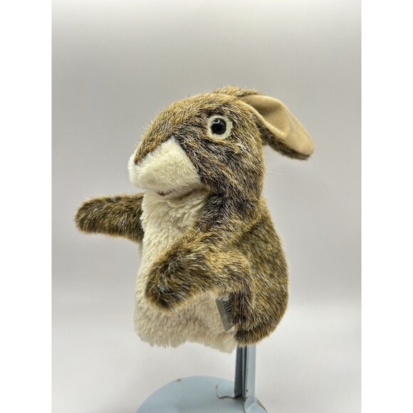 Folkmanis Little Hare Plush Hand Puppet Bunny Rabbit Stage Puppet Show - Picture 2 of 16